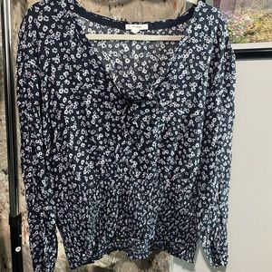 XL floral blouse